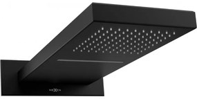 Mexen Waterfall pară de tip ploaie 50 x 22 cm, Neagră- 79195-70