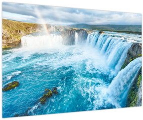 Tablou - Cascada Godafoss (90x60 cm)