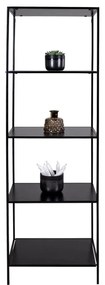 Bibliotecă House Nordic Vita Shelf, 51 x 170 m, negru