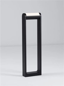 Stalp exterior LED 3000K IP65 Rox negru, H-60cm