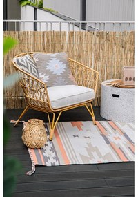 Covor reversibil pentru exterior din plastic reciclat Green Decore Aztec, 120 x 180 cm