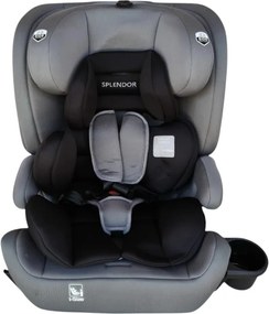 Scaun auto ISOFIX + Top Tether NOVOKIDS Splend'or Edition HC-02S, R129 i-Size, 76-150 cm, Grupa 1/2/3, Gri