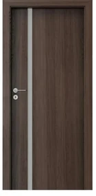 Usa Interior din MDF Porta Focus Premium model 4.A (Culoare: Wenge, Toc: Reglabil 30 cm, Maner: Patrat negru inchidere magnetica, Dimensiune: 60 cm)