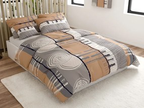 Lenjerie de pat din policoton PINIA POLY gri Dimensiune lenjerie de pat: 70 x 90 cm | 140 x 200 cm