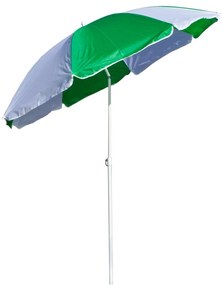 Umbrelă de plajă Happy Green cu articulațieStrip 180 cm, culori mixte