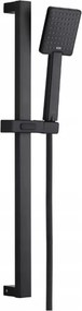 Set de dus cu bara Invena Patras cu 1 functie negru mat
