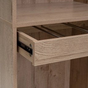 Dulap modular în culoare naturală deschis cu aspect de lemn de stejar 60x180x45 cm Modular – Casa Selección