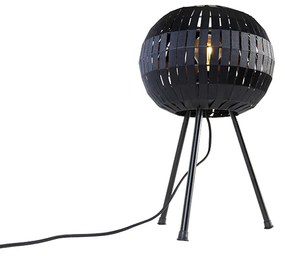 Lampă de masă modernă cu trepied negru - Zoë