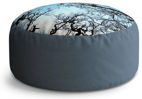 Taburet Circle crengi goale, albastru