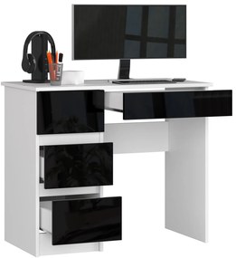 Masă PC Benicio II (Negru lucios) (S). 1069646