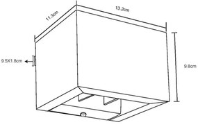 Aplică LED Globo 15553W1A ALINA LED/8W/230V crem