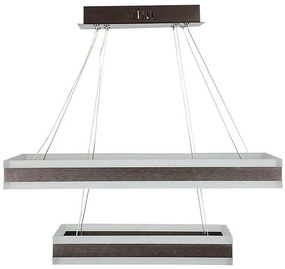 Lustră LED dimabilă pe cablu LED/113W/230V 3000K maro