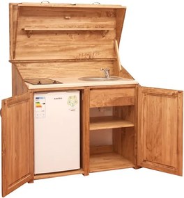 Mobila bucatarie  CHICINETA MICA, L130 60 H115 cm, lemn masiv