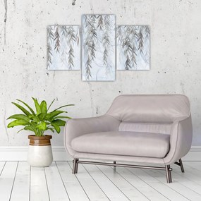 Tablou - Crenguțe de salcie fundal albastru (90x60 cm)