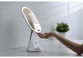 Immax 08970L - Oglindă LED reglabilă cu încărcare wireless LED/18W/230V