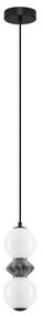 Pendul LED decorativ ceramic Gri, Alb, PALLINA