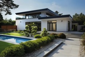 Kanlux 45819 - XERTO Lampă LED de perete pentru exterior cu senzor, 20 W, 230 V, IP44, neagră