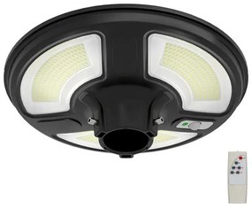 Lampă LED stradală solară cu senzor LED/10W/3,2V 6500K IP65 + telecomandă