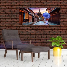 Tablou - Femeie asiatică (120x50 cm)