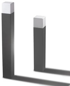 Stalp de iluminat exterior modern IP54 SORANO H-70cm gri