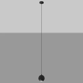 Lustră LED pe cablu MIDWAY 1xGU10/4,8W/230V neagră