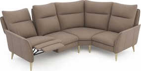 Colțar lemn masiv INES 237×180 cm - Stânga