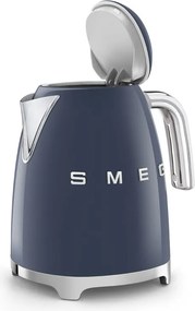 Ceainic electric SMEG KLF03NBEU, 2400 W, 1,7 l, bază rotativă la 360°, finisaj lucios, albastru marin
