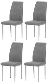 Set de scaune de sufragerie DCL-379 GREY2, 4 buc.