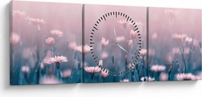 Tablou - Plante din pădure (cu ceas) (90x30 cm)