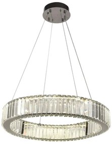 Lustră LED dimabilă pe cablu LED/40W/230V 3000-6500K crom + telecomandă