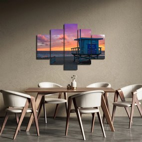 Tablou de pe plaja Santa Monica (150x105 cm)