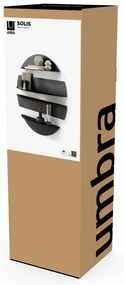 Rafturi negre 4 buc. din metal 76 cm Solis – Umbra