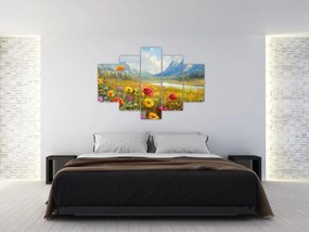 Tablou - Peisaj pictat (150x105 cm)