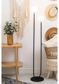 Lampadar FERRONE 2xE14/7W/230V neagră/albă/aurie Argon 7073