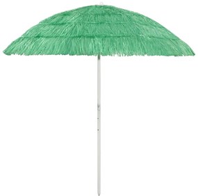 Umbrela de plaja Hawaii, verde, 240 cm