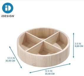 Organizator pentru mirodenii rotativ din lemn Merry-go-round – iDesign/The Home Edit