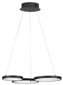 Lustra LED suspendata design modern MAGNUS R3 neagra