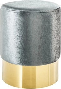 Taburete Modern Barock 35cm, argintiu/ auriu A-38577 VC