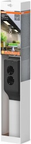 Osram - Lampă LED dimerizabilă pentru montaj sub dulap, cu prize, UNDERCABINET LED/10W/230V, negru