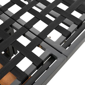 Set mobilier de grădină 3 piese, Gri | Aosom Romania