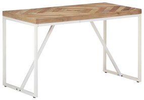vidaXL Masă de bucătărie, 120x60x76cm, lemn masiv de acacia/mango