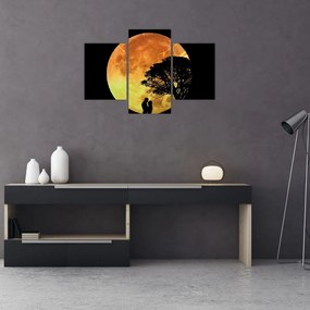 Tablou cu umbre în lumina lunii (90x60 cm)