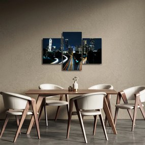 Tabloul metropolei nocturne (90x60 cm)