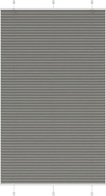 vidaXL Jaluzea plisată Antracit 120x200 cm Lățime țesătură 119,4 cm