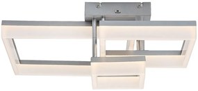 Plafoniera LED design geometric Amilia crom