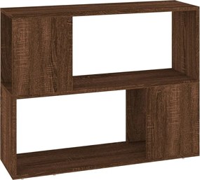 vidaXL Bibliotecă/Separator de cameră, stejar maro, 80x24x63 cm