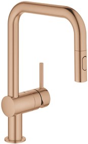 Grohe Minta baterie bucătărie pe picior Brushed Warm Sunset 32322DL2