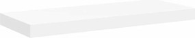 vidaXL Raft de perete suspendat, alb, 60x23,5x3,8 cm, MDF