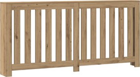 vidaXL Mască de calorifer stejar artizanal 175x20x82 cm lemn prelucrat
