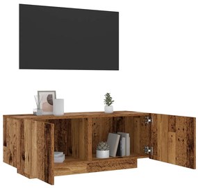 vidaXL Dulap TV, lemn vechi, 100x35x40 cm, lemn prelucrat